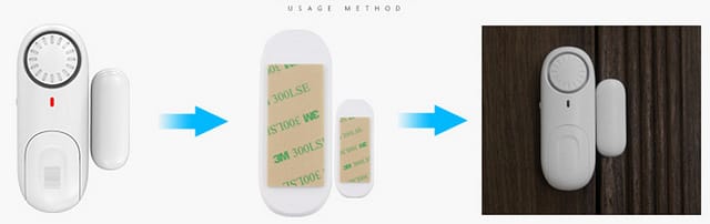 Báo động cảm biến má từ độc lập Kerui D1