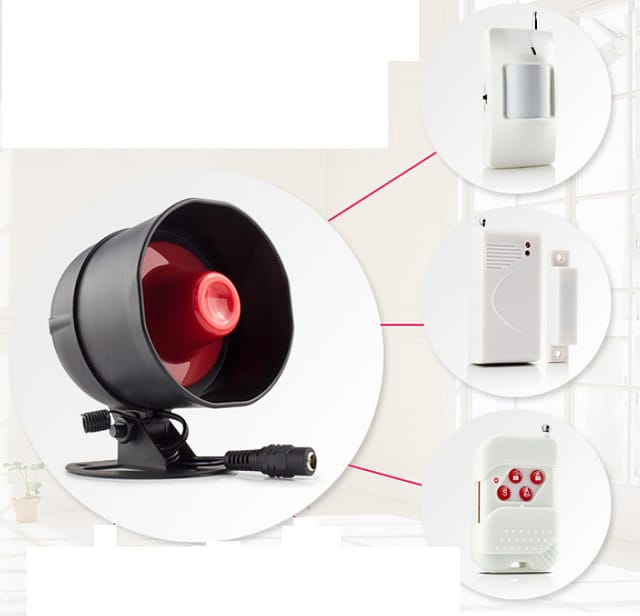 Bộ kit chống trộm loa báo động to SECKIT02