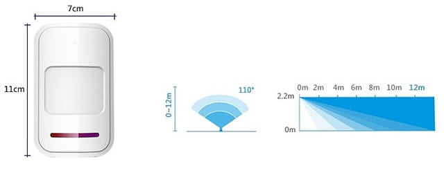 Cảm biến chuyển động hồng ngoại thân nhiệt Kerui P918