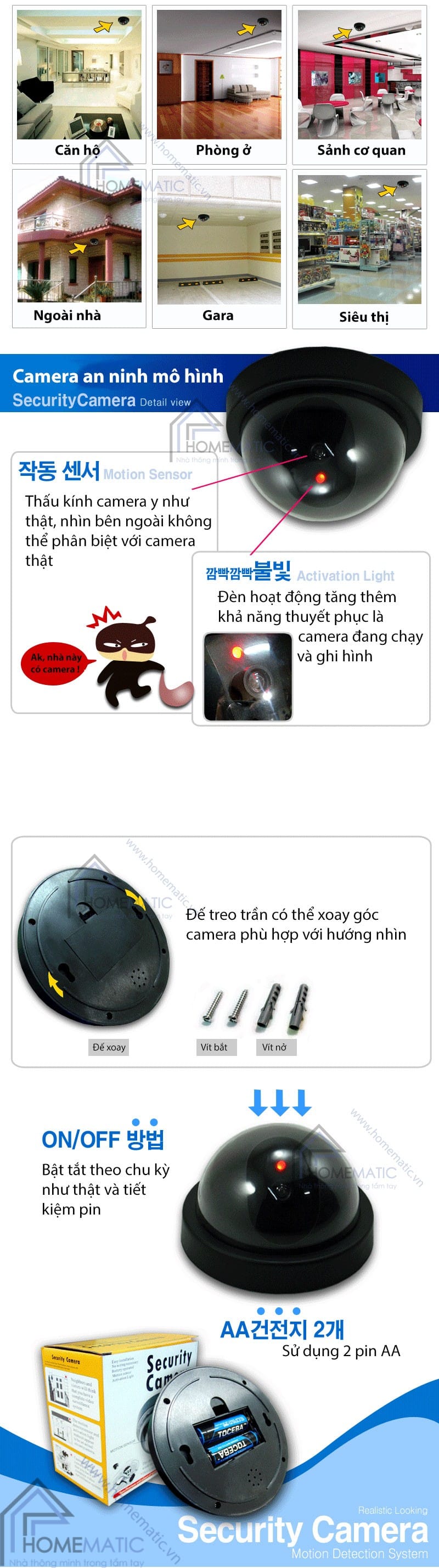 Camera mô hình chống trộm CAFV1