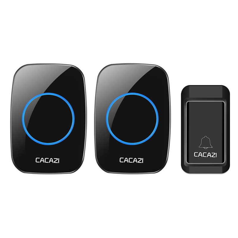 Chuông cửa không dây không pin 1 nút bấm 2 loa chuông Cacazi HT-CA2 - Ảnh 2