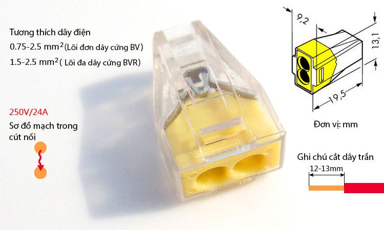 Cút nối dây điện KV773 - Ảnh 5