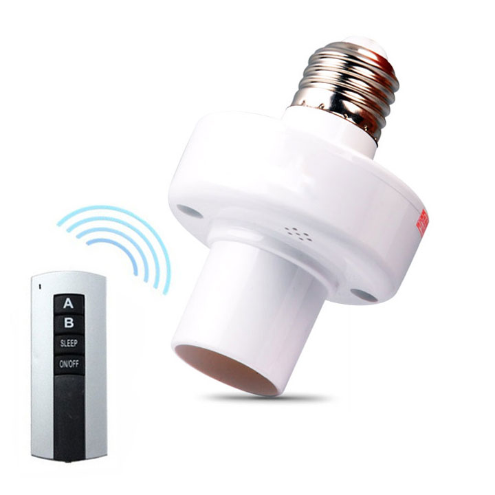 Đui đèn điều khiển từ xa sóng RF HT-LHR01