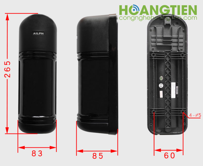 Hàng rào hồng ngoại 3 tia 250m AILIF ABE-250