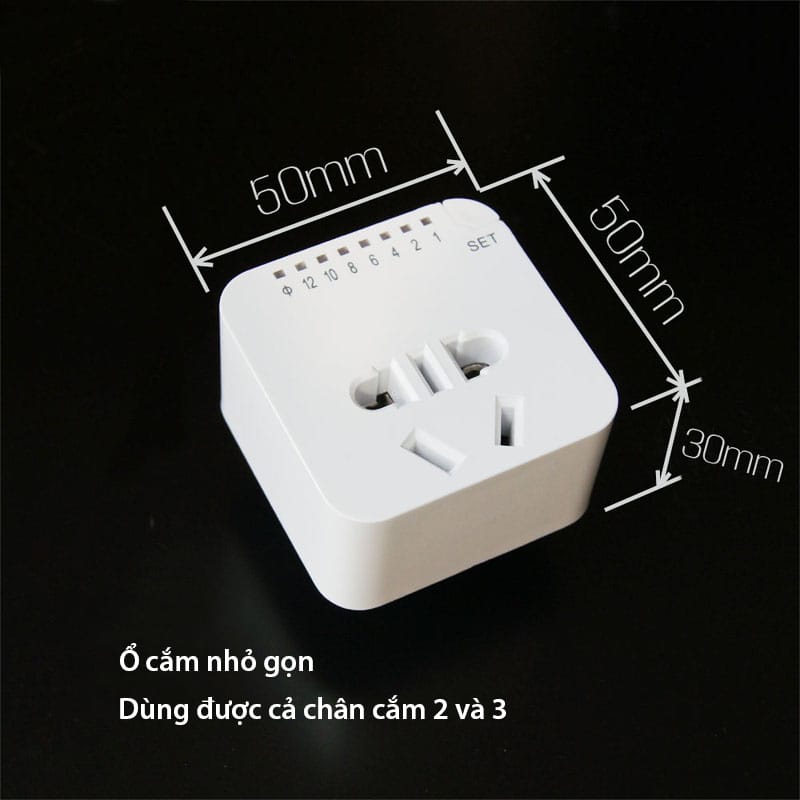 Ổ cắm hẹn giờ tắt đếm ngược AIFILIN A19
