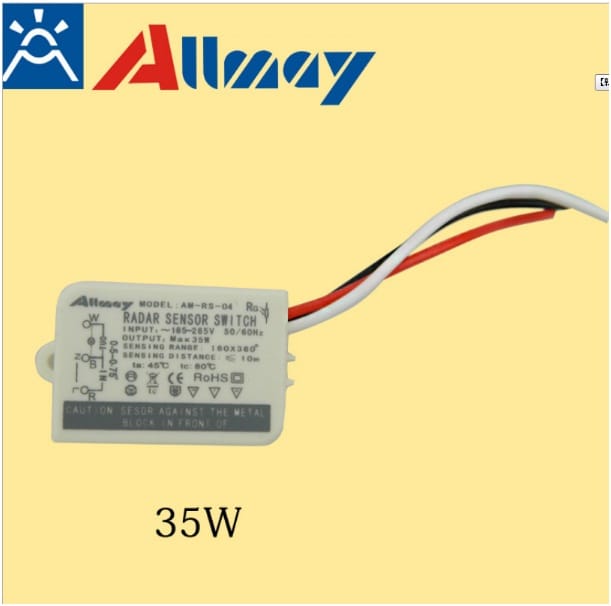 Công tắc cảm biến radar vi sóng và ánh sáng Allmay AM-RS-04 - Ảnh 6