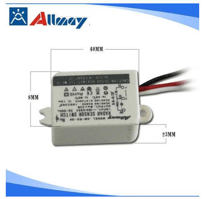 Công tắc cảm biến radar vi sóng và ánh sáng Allmay AM-RS-04 - Ảnh 5