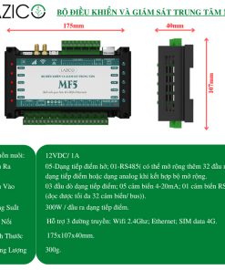 Bộ điều khiển và giám sát trung tâm 4G/ Wifi Lazico MF5