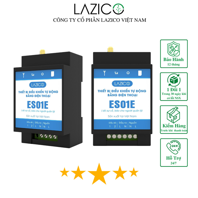 Công tắc điều khiển từ xa qua sim Lazico ES01E - Ảnh 5