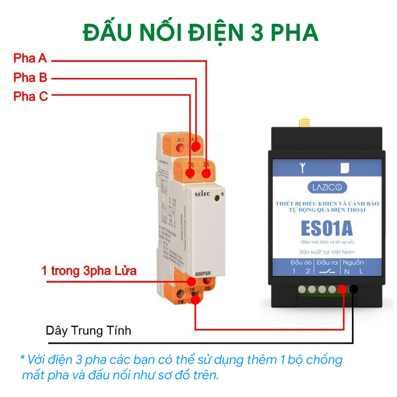 Thiết bị cảnh báo mất điện và điều khiển từ xa Lazico ES01A - Ảnh 8