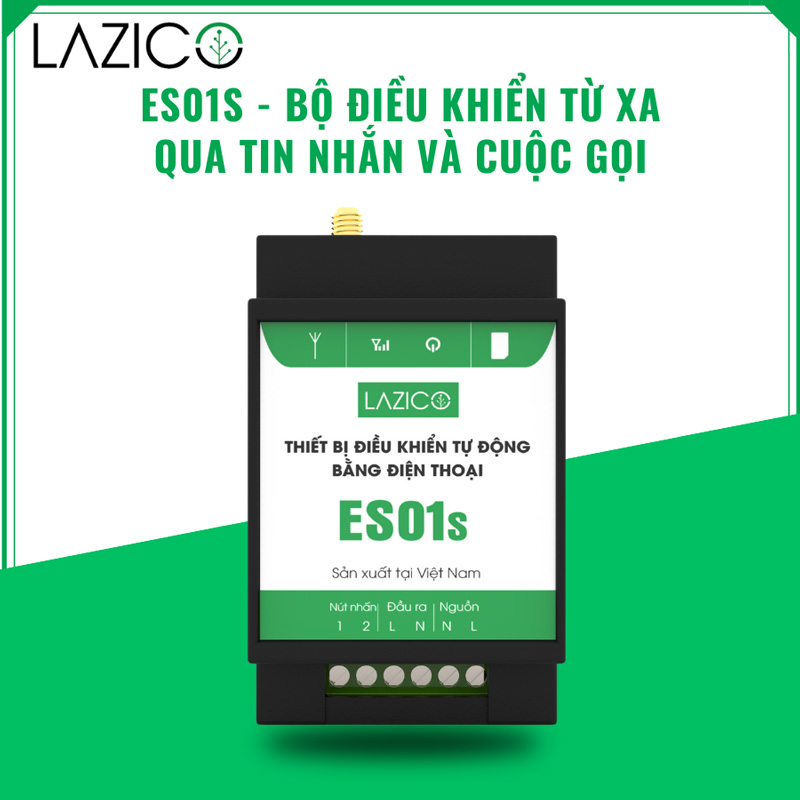 Công tắc điều khiển từ xa qua sim Lazico ES01s - Ảnh 2