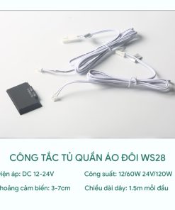 Công tắc cảm biến cửa tủ đôi WS28