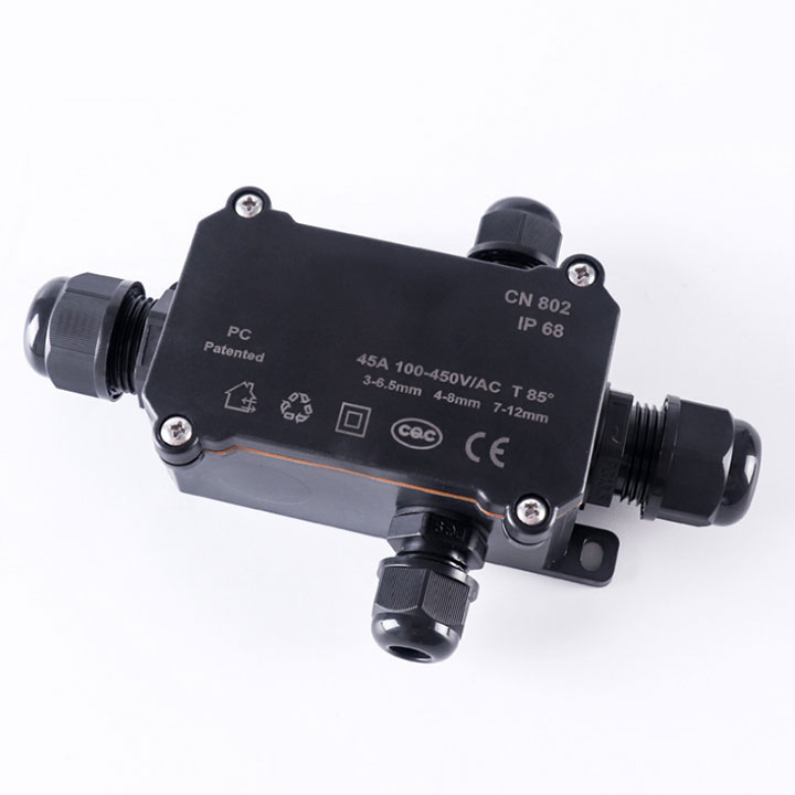 Cút nối dây điện chữ T chống nước CN802
