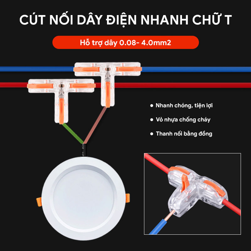 Cút nối dây điện T110WO