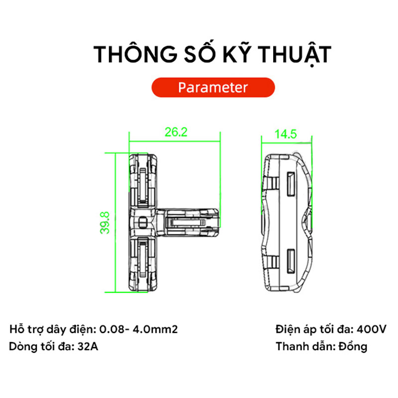 Cút nối dây điện T110WO