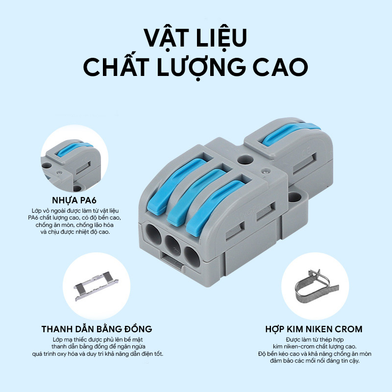 Đầu nối dây điện 1 ra 3 LT-13 - Ảnh 2