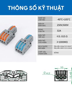 Đầu nối dây điện 1 ra 3 LT-13