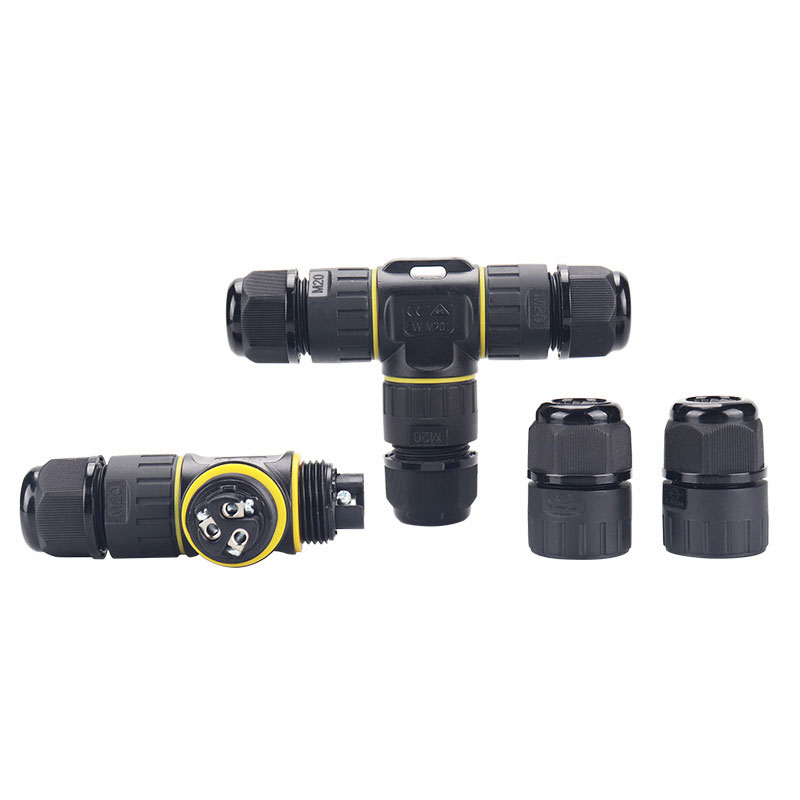 Đầu nối dây điện chống nước chữ T EW-M20T - Ảnh 2