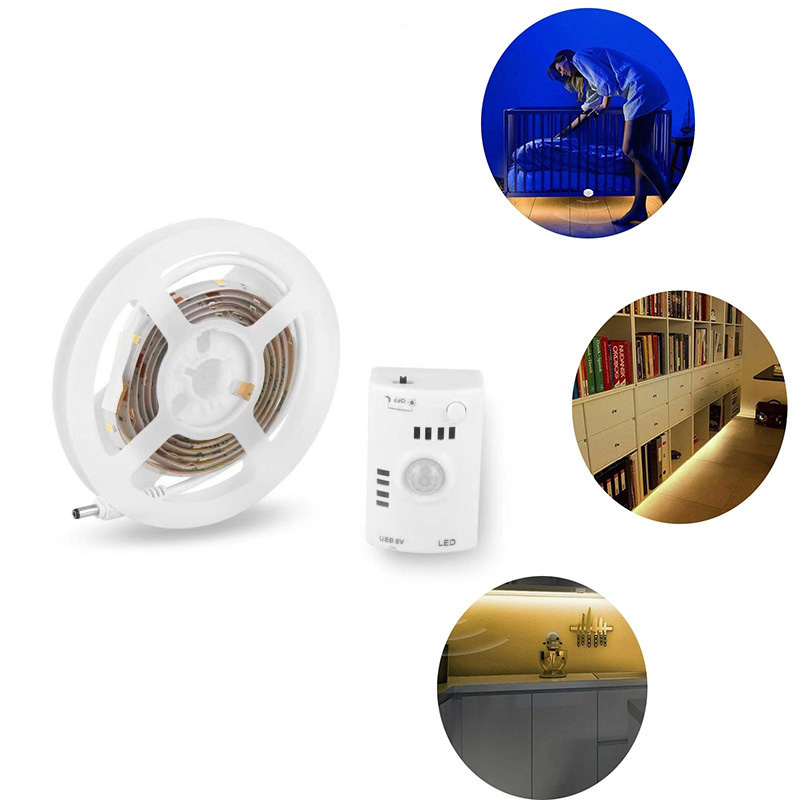 Đèn led dây cảm ứng chuyển động pin sạc SLS01 - Ảnh 3