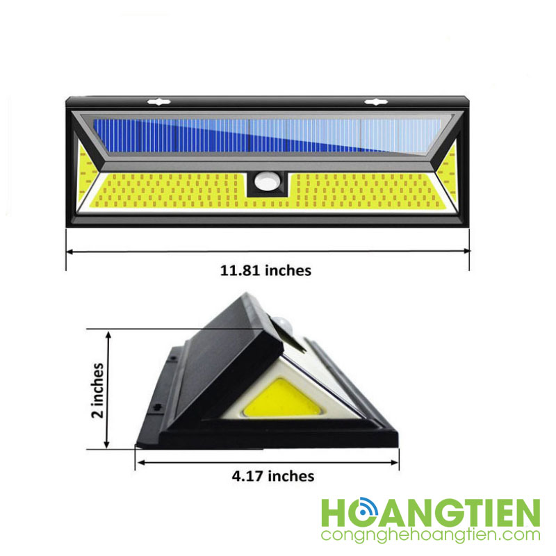 Đèn năng lượng mặt trời cảm biến 180 LED HT-SL36