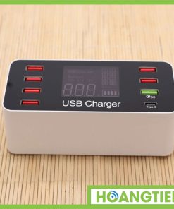 Ổ cắm sạc USB 8 cổng hỗ trợ sạc nhanh QC3.0 A9 Plus