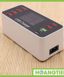 Ổ cắm sạc USB 8 cổng hỗ trợ sạc nhanh QC3.0 A9 Plus