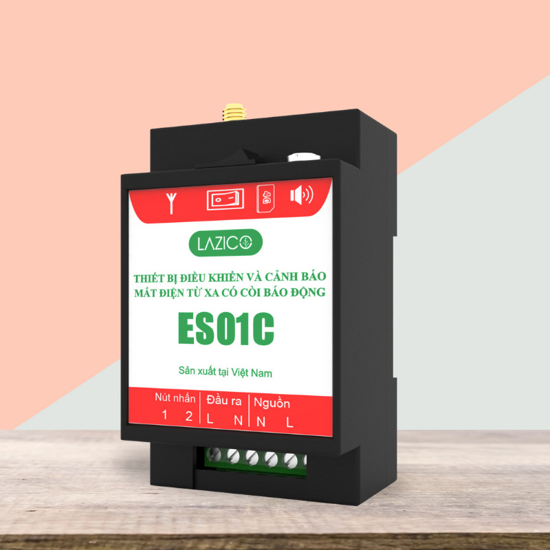 Bộ cảnh báo mất điện Lazico ES01C - Gọi điện thông báo, có còi hú, đầu ra 250W - Ảnh 4