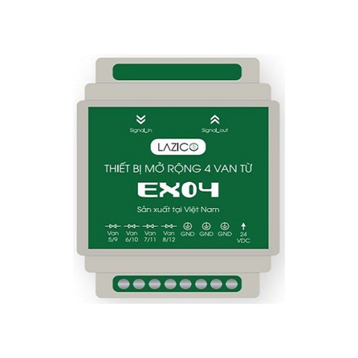 Thiết bị mở rộng 4 van từ Lazico EX04