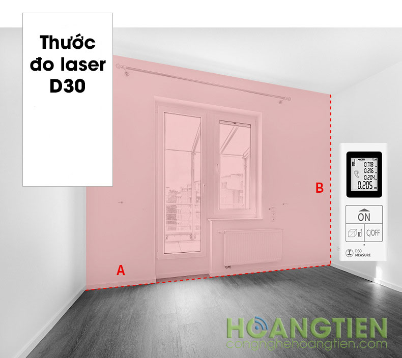Máy đo khoảng cách laser 25m D30-25