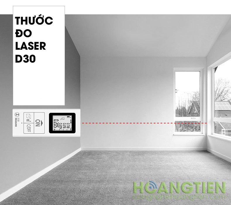 Máy đo khoảng cách laser 25m D30-25